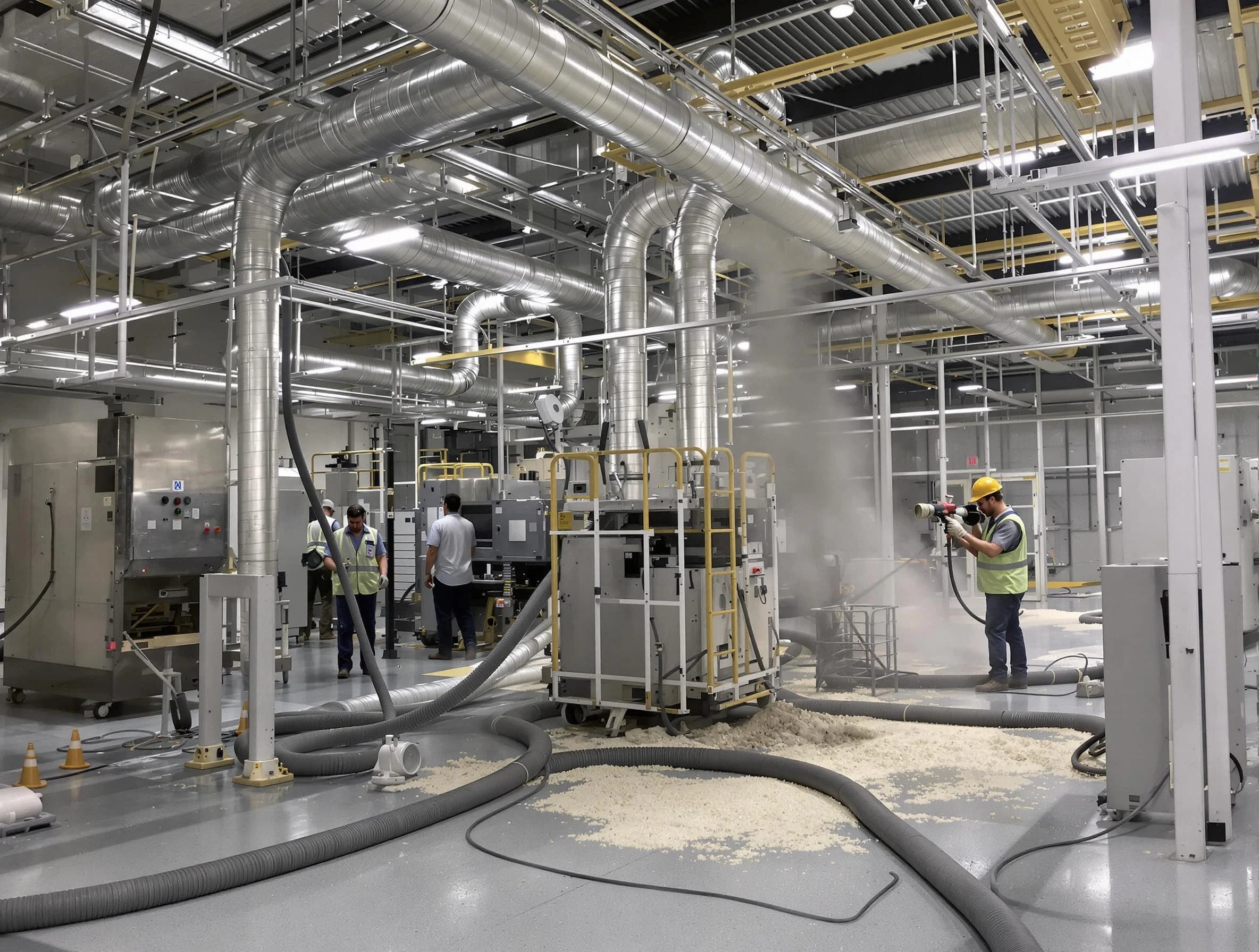 Heavy-duty industrial duct cleaning by Marshfield Air Duct Cleaning in Marshfield