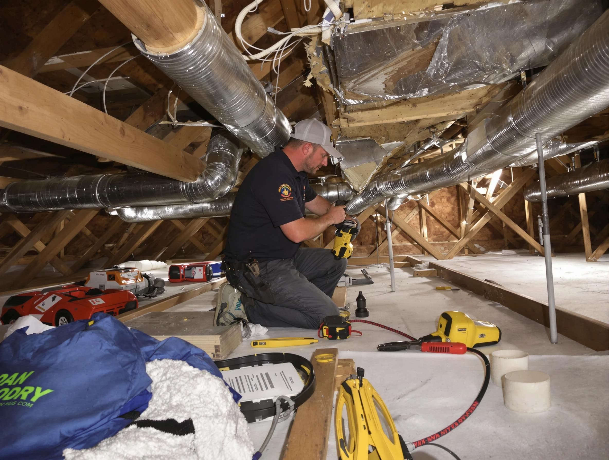 Professional air duct repair by Marshfield Air Duct Cleaning in Marshfield