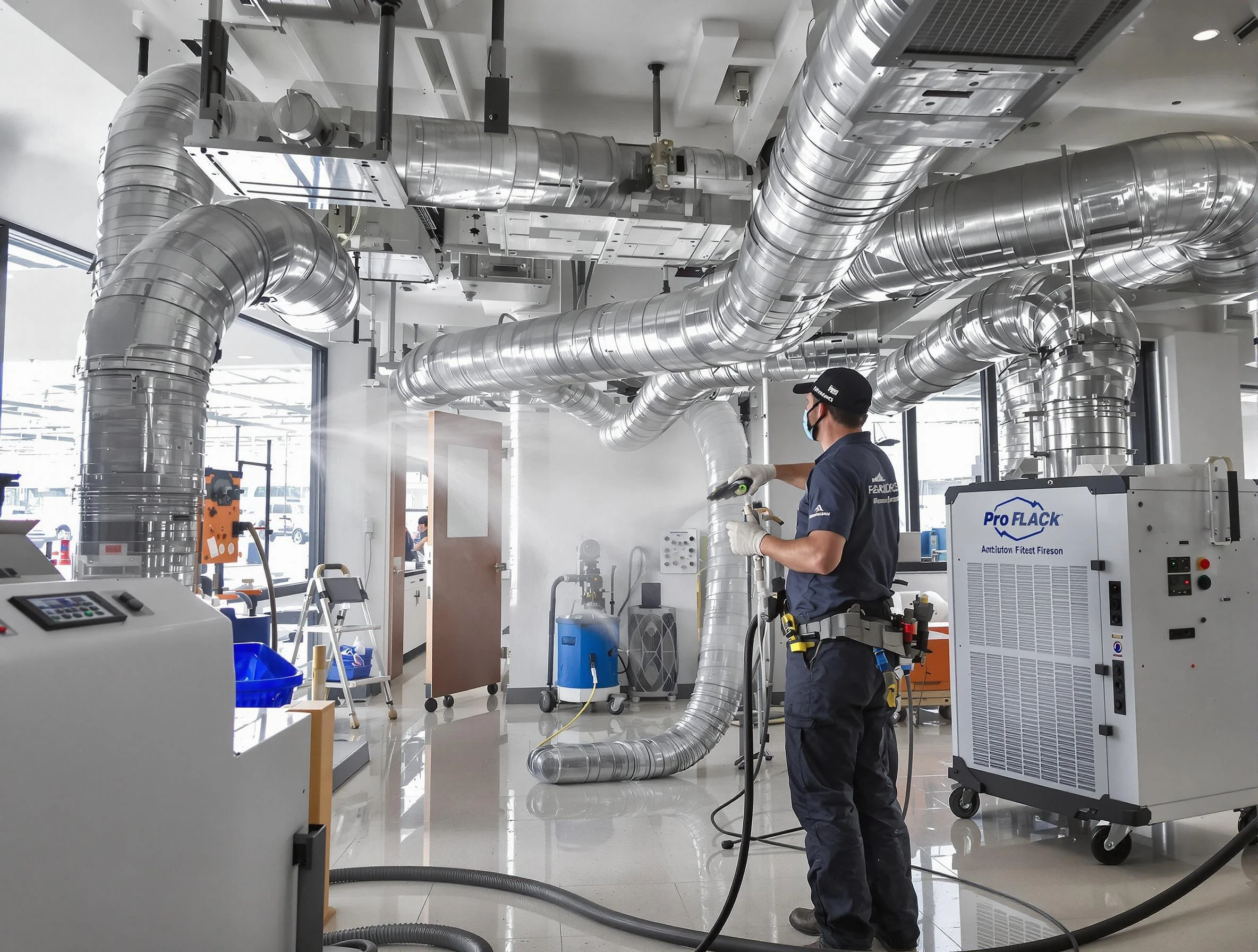 Negative Pressure Air Duct Cleaning in Marshfield