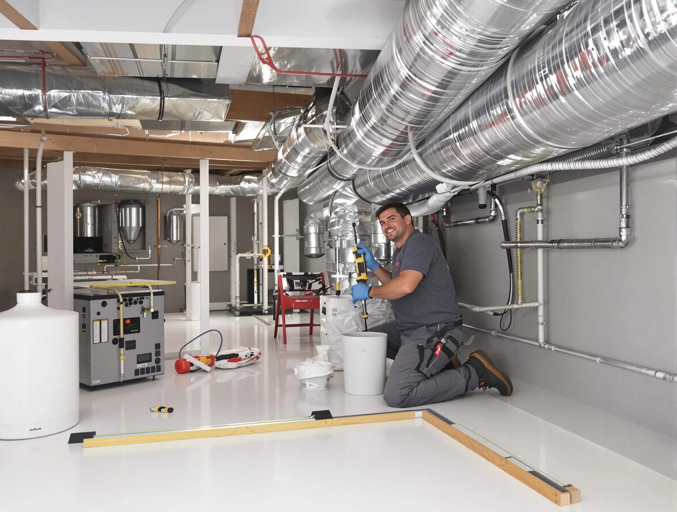 Professional duct sealing service by Marshfield Air Duct Cleaning in Marshfield