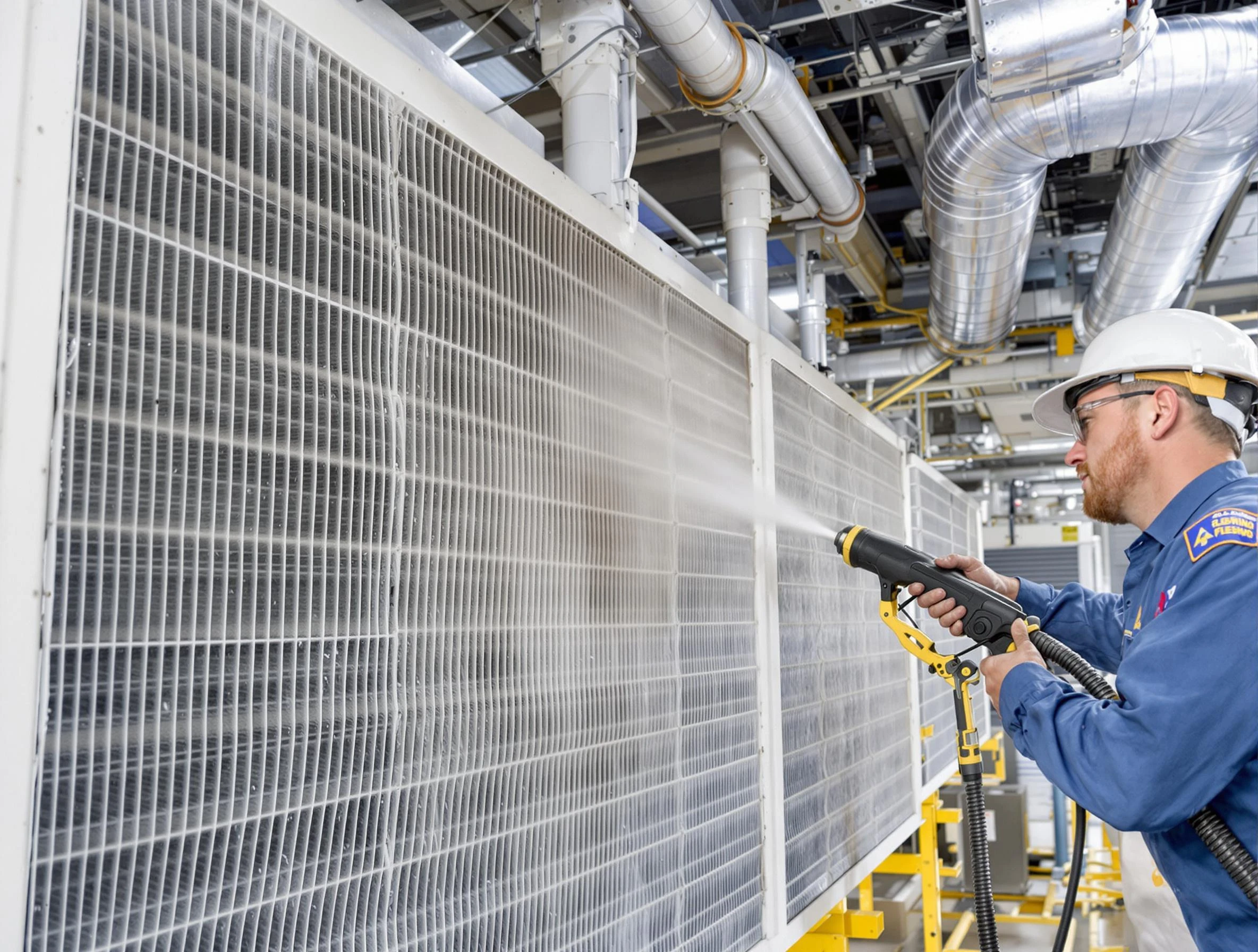 Professional commercial coil cleaning by Marshfield Air Duct Cleaning in Marshfield